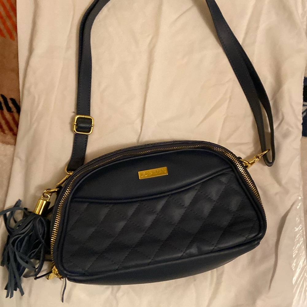NWOT- Joy Iman blue purse.